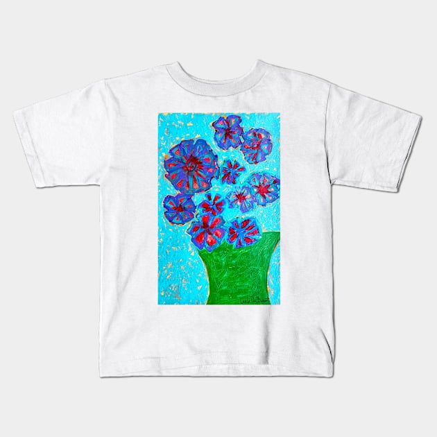 Spring Flowers No. 1 Kids T-Shirt by Leslie Pino Durant